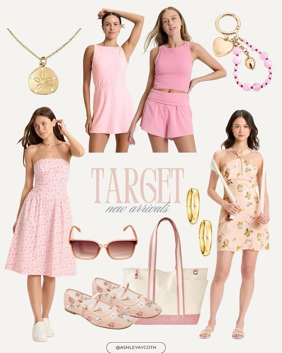 Target New Arrivals ! Pink perfection and the best color to end of summer / early fall. Soft f, feminine and girly ! #target #targetnewarrivals #targetstyle #pink

#LTKActive #LTKFindsUnder50 #LTKSeasonal