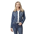 Jessica Simpson Womens Juniors Pixie Light Wash Front Pocket Denim Jacket | Amazon (US)