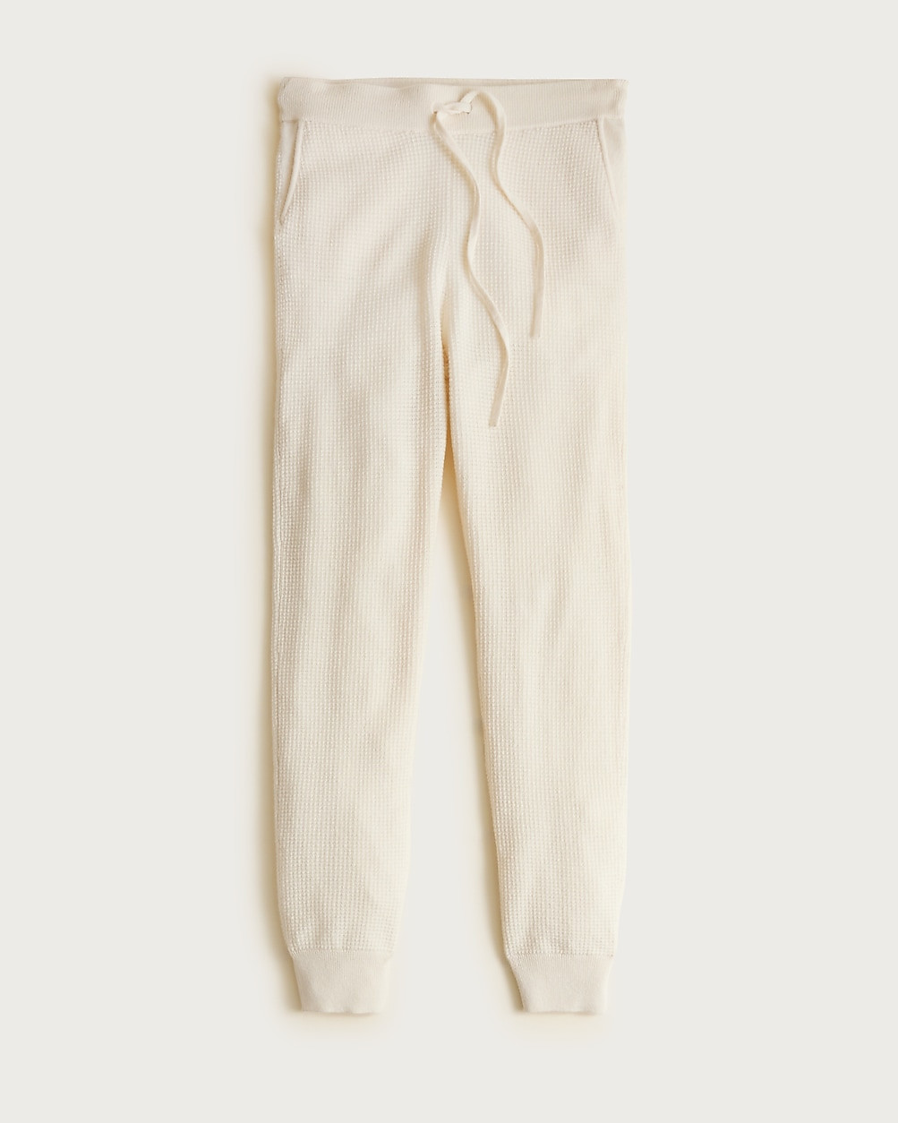 Cashmere waffle-knit jogger pant | J. Crew US