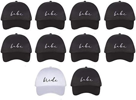 Pop Fizz Designs Baseball Babe Hats (Black, 10 Pack) | Amazon (US)