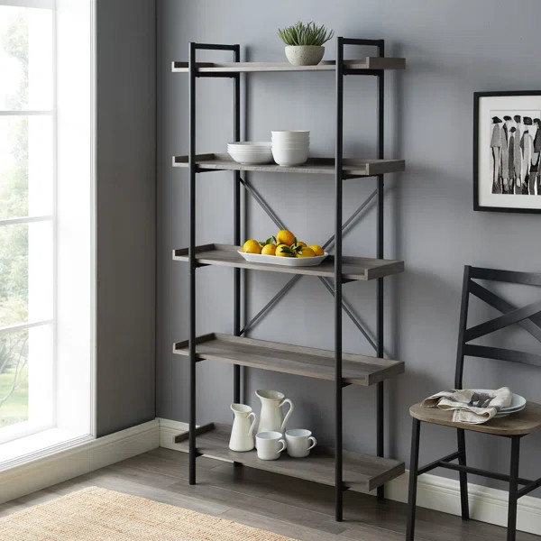 Swindell 68" H x 36" W Etagere Bookcase | Wayfair North America