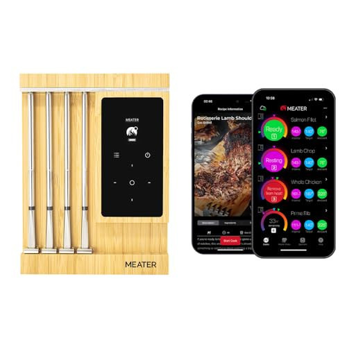 MEATER Pro XL: Wireless Smart Meat Thermometer | 4 Multi-Sensor Probes | Bluetooth & WiFi | 1000°F Heat Resistance | Certified Accuracy for BBQ, Oven, Grill, Smoker, Air Fryer, Deep Fryer, Sous Vide | Amazon (US)