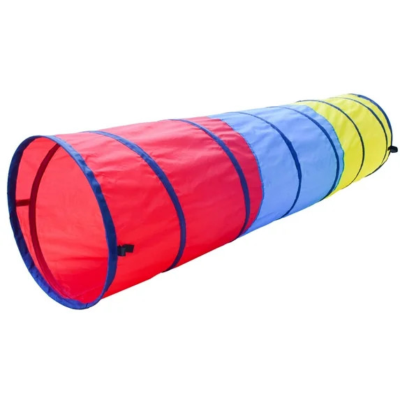 Play Day Pop-up Crawl Through Tunnel, Polyester Material, Indoor & Outdoor - Tunnel for Kids 3+ | Walmart (US)