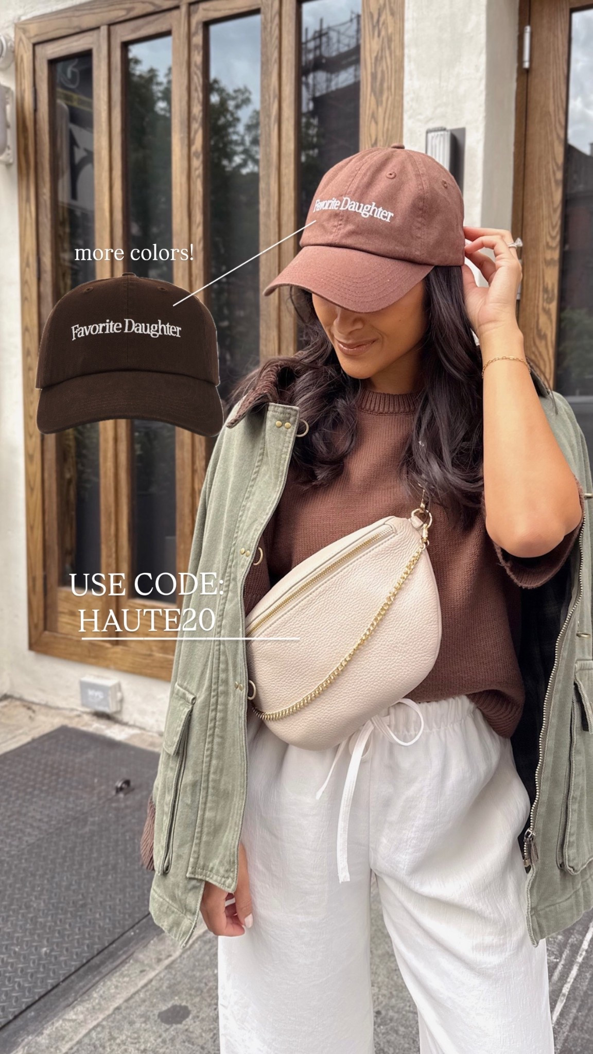 Take 20% OFF my Beck Sling Bag with code: HAUTE20

#giginewyork #slingbag #falloutfit #aritzia #whitepants #jacket


#LTKSaleAlert #LTKSeasonal