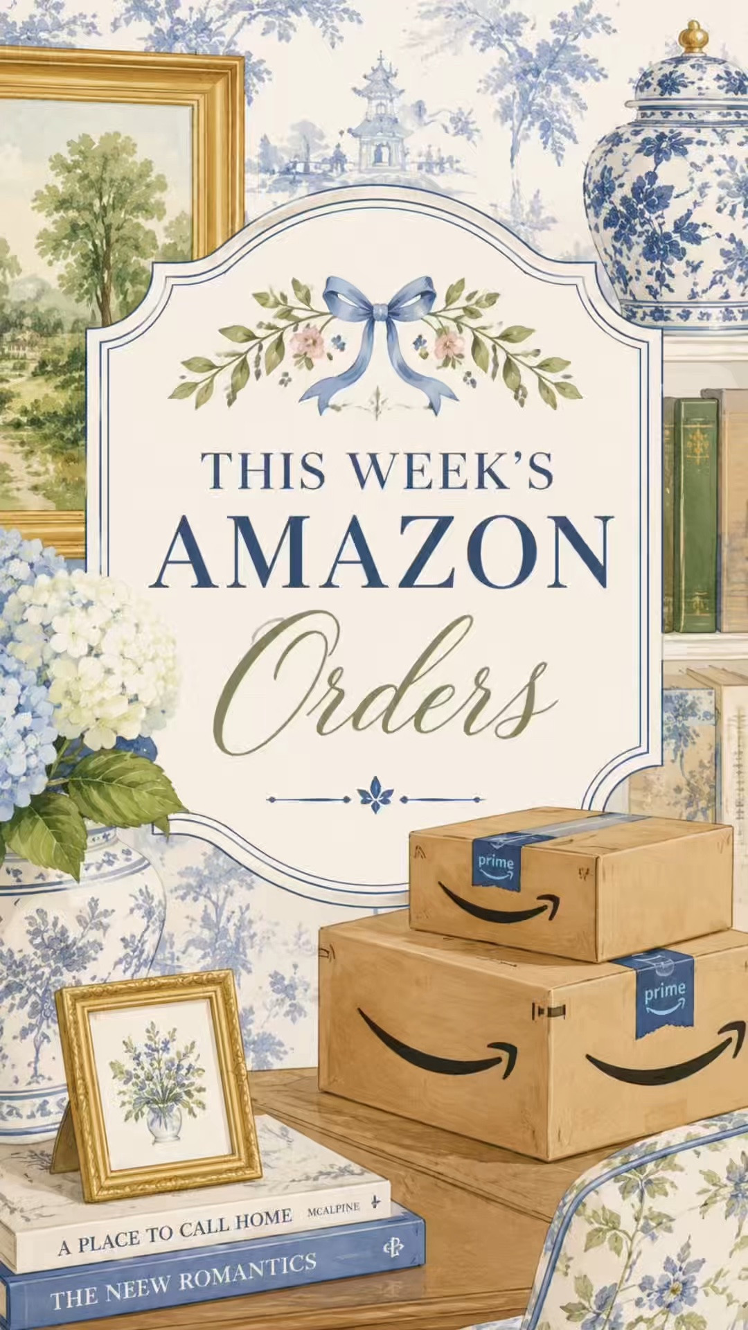 Grandmillennial Amazon Orders This Week 📦🩵

Sharing this week’s Amazon orders and recent finds with all the blue & white grandmillennial charm 💙 From patriotic tees and floral dresses to classic wardrobe staples, these are the prettiest affordable finds currently in my cart and headed to my doorstep ✨ Perfect mix of coastal grandmother, chinoiserie, feminine fashion, and everyday Amazon favorites!

Amazon fashion finds, patriotic outfits, grandmillennial decor, blue and white aesthetic, chinoiserie style, floral dresses, Amazon style finds, affordable fashion, preppy style, summer outfits, Americana style, classic feminine fashion, cottagecore meets preppy, Amazon favorites 📦🤍 self tanner, skincare over 40

#LTKHome #LTKKids #LTKmomlife