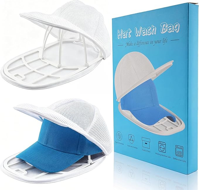 Eiito Hat Washer Cage Hats Cleaner, 4Pcs (2 Cages + 2 Bags) Hat Washer for baseball caps for Wash... | Amazon (US)