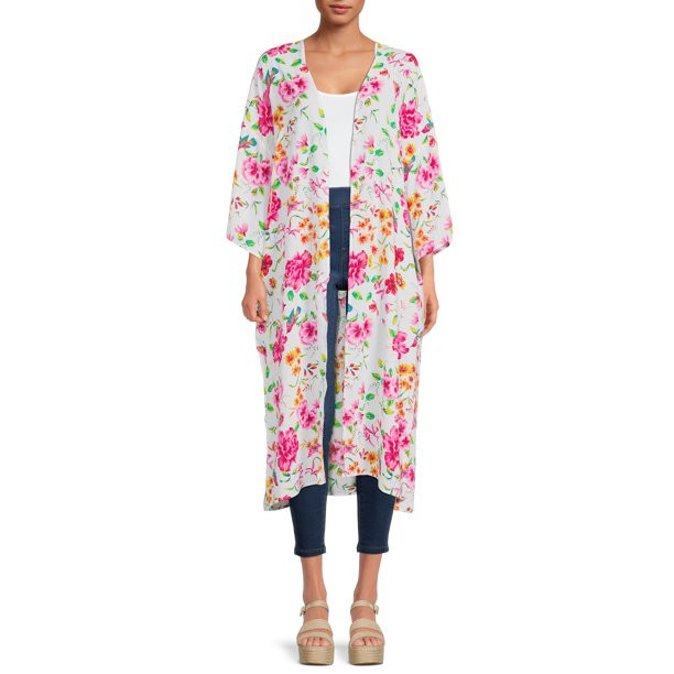 The Pioneer Woman 3/4-Sleeve Duster, Women's | Walmart (US)