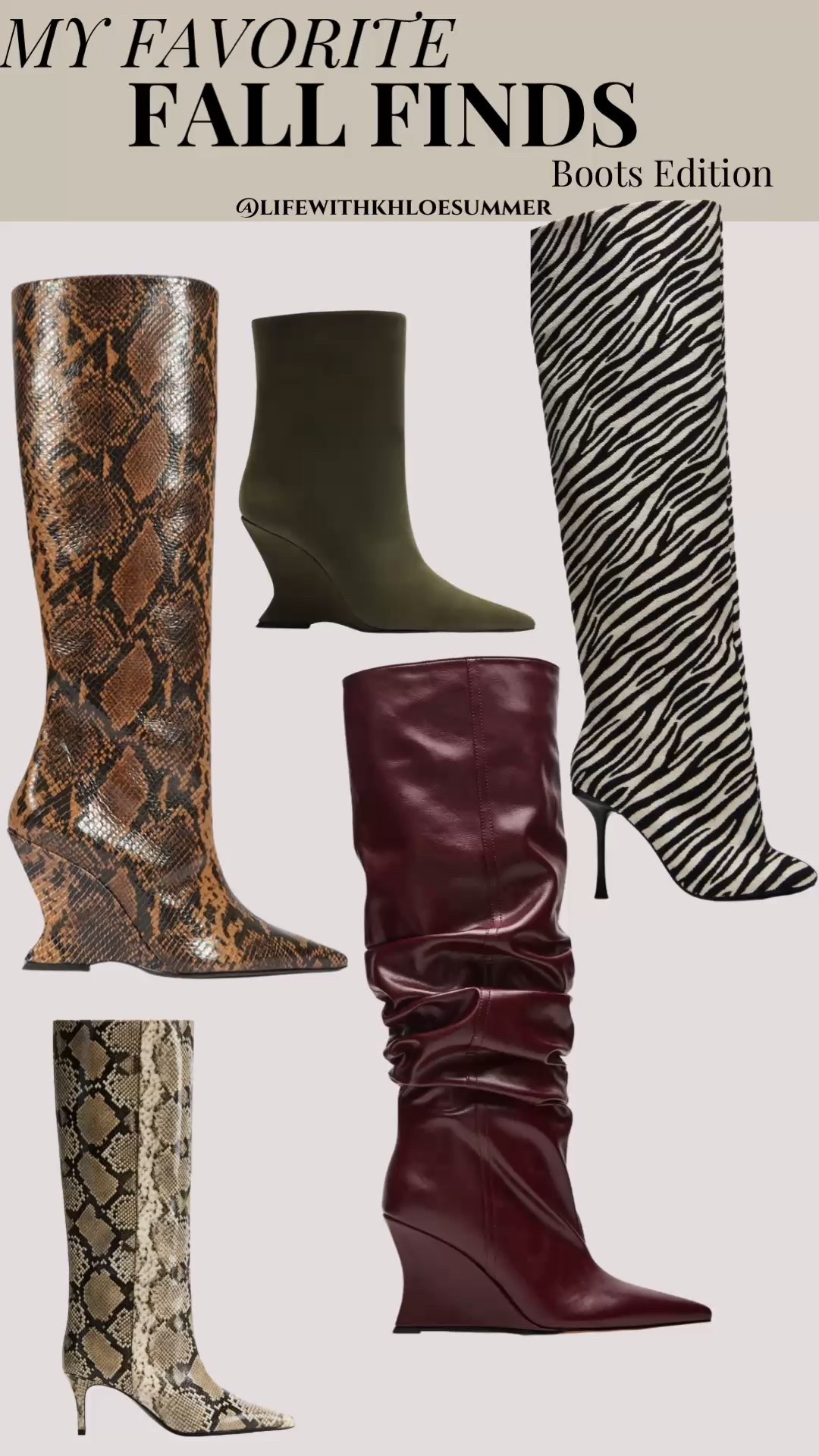 It’s officially boot season! These Fall/Winter boots are the statement pieces we all need to complete our wardrobe this seasonn

#LTKShoeCrush #LTKStyleTip #LTKSeasonal