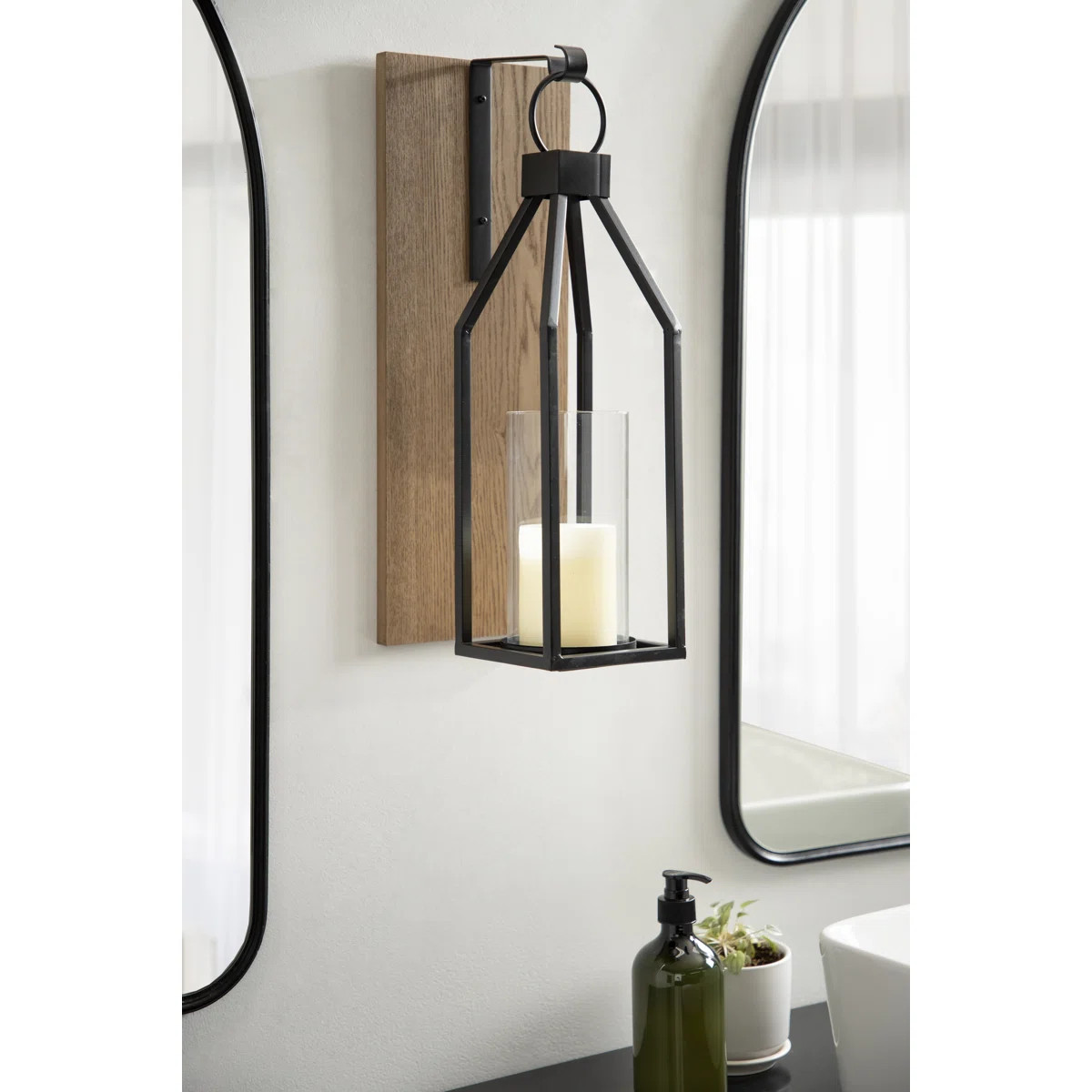 Martinek 1-Light Dimmable Metal Hardwired Wall Sconce | Wayfair North America