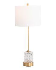 24in Table Lamp With Crystal Base | TJ Maxx
