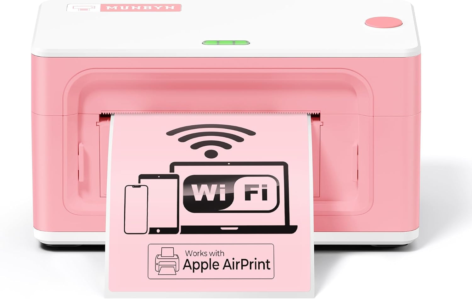 MUNBYN Wireless Thermal Printer, Wi-Fi Shipping Label Printer Compatible with AirPrint iPhone iPa... | Amazon (US)