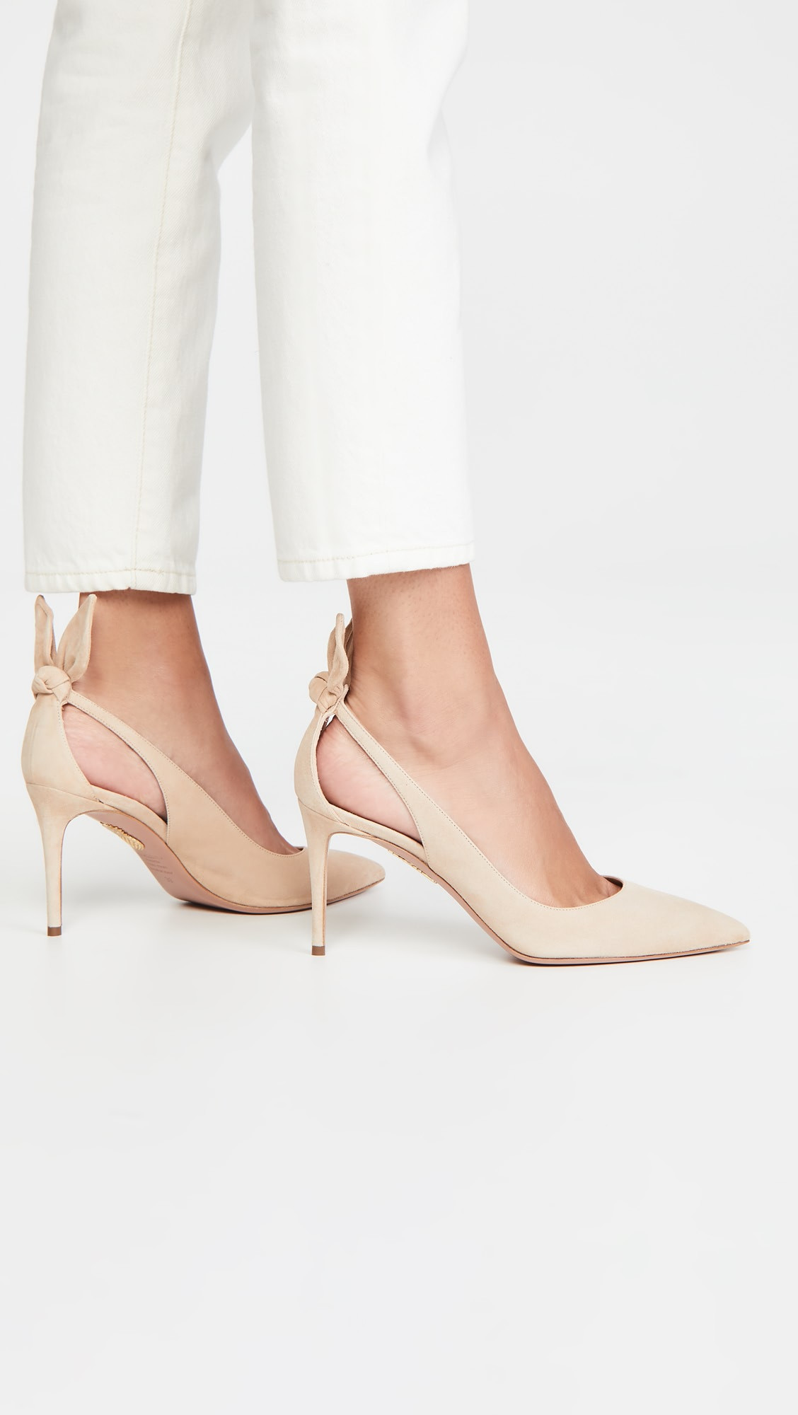 Aquazzura Bow Tie Pump 85 | Shopbop | Shopbop