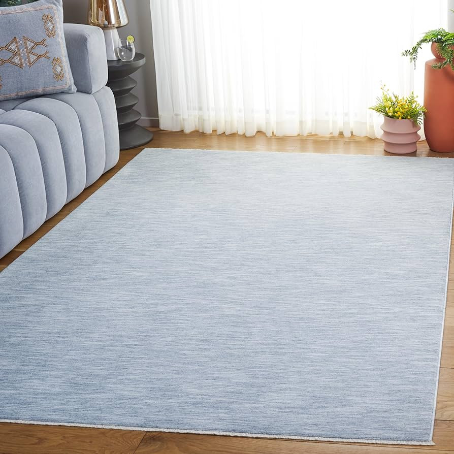 SAFAVIEH Area Rug 8x10 - Haven Collection - Large - Light Blue, Non-Shedding & Easy Cleaning, Ide... | Amazon (US)