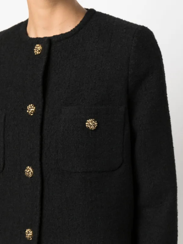 Ba&Sh Meredith Tweed Jacket - Farfetch | Farfetch Global