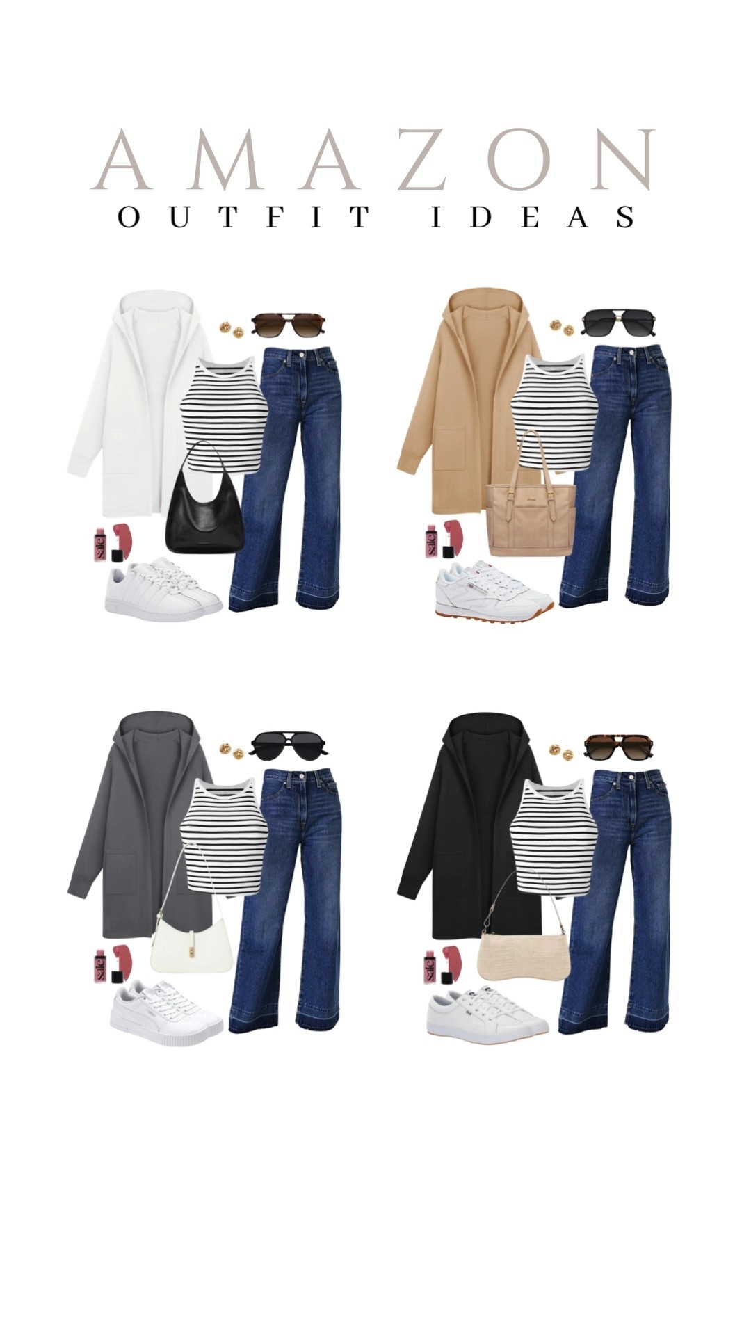 These open front knit hoodie coatigan are so cute for fall! Check out five ways to style them.
high waisted jeans, keds sneakers, shoulder handbag, hoop earrings, casual look, vacation style, fall style, makeup must have, beauty favorite, fall outfit, functional bag, amazon fashion, affordable style

#LTKSeasonal #LTKStyleTip #LTKU