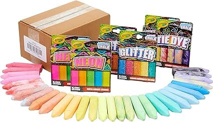 Crayola Sidewalk Chalk Special Effects Set, Outdoor Toy, 30Count, Gift for Kids, 4, 5, 6, 7 | Amazon (US)