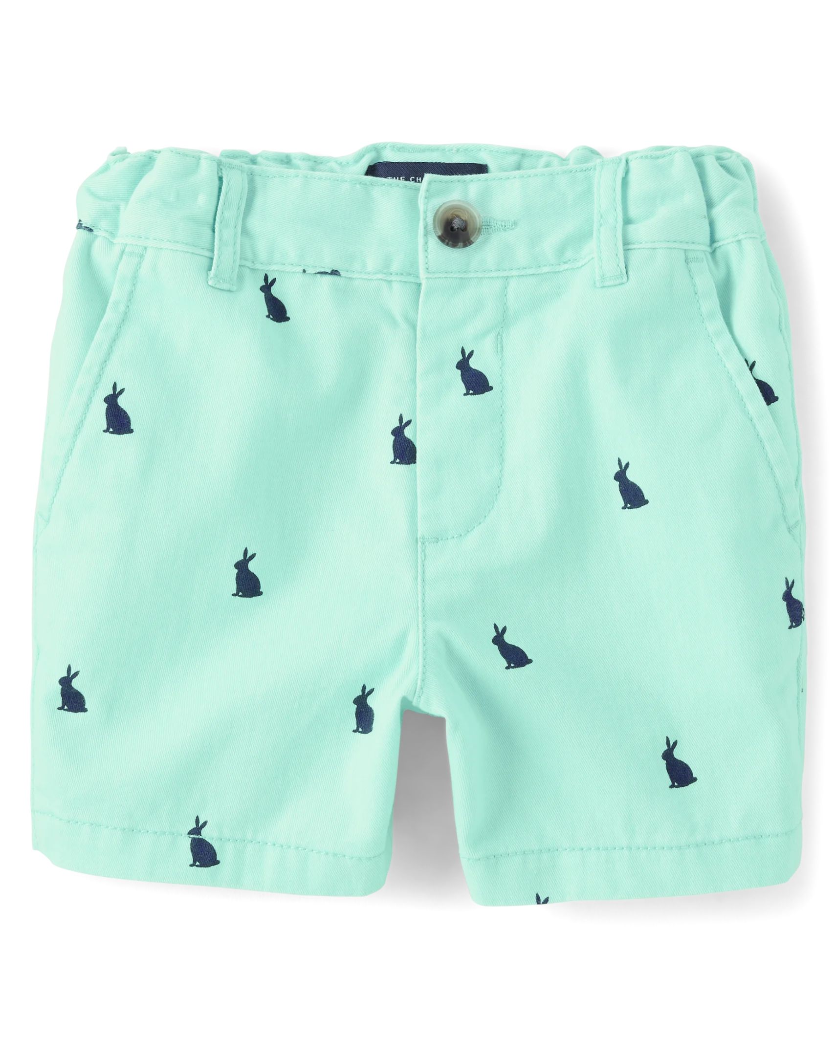 Baby And Toddler Boys Print Chino Shorts - mellow aqua | The Children's Place