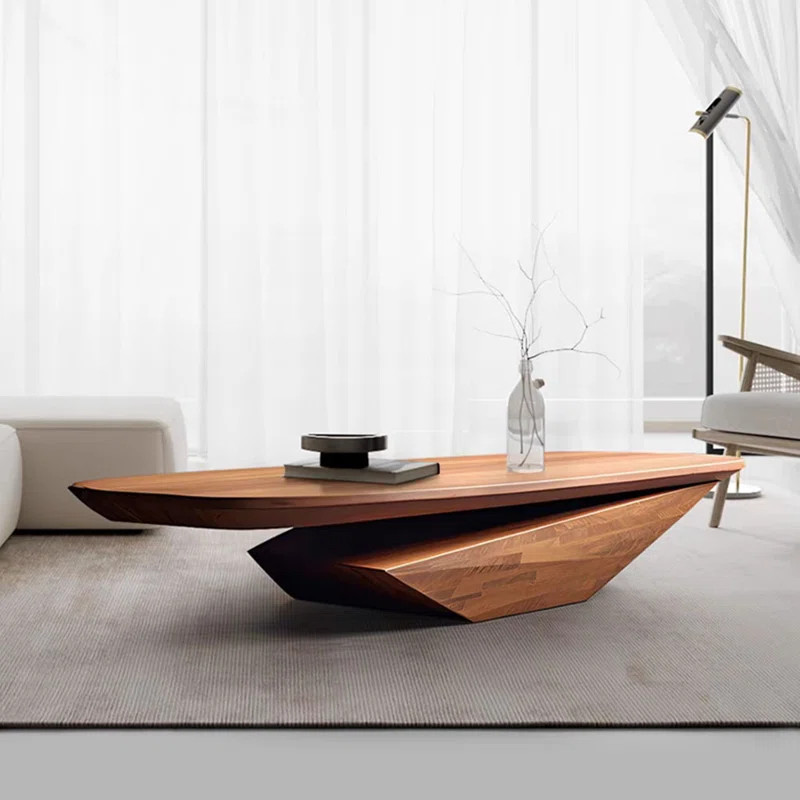 Design sense high-grade solid wood coffee table | Wayfair North America