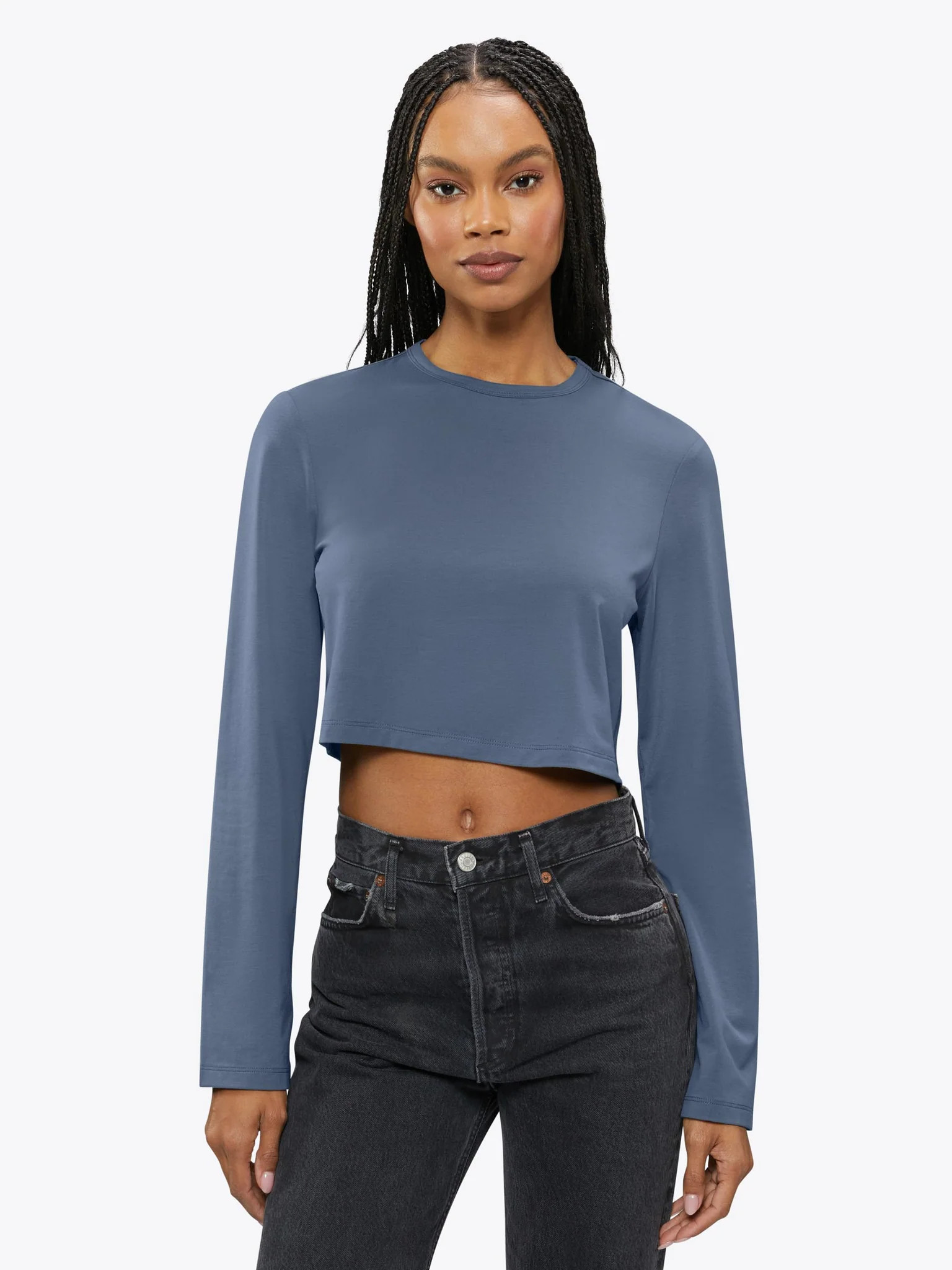 Long Sleeve Almost Friday Tee Cropped | Cuts Clothing