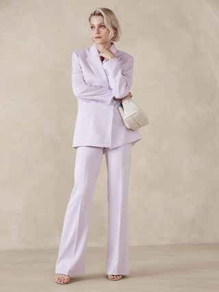 Alix Italian Satin Pant | Banana Republic (US)