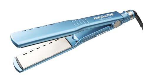 BaBylissPRO Nano Titanium Ionic Flat Iron Hair Straightener, 1 1/2" Hair Straightener Iron for Smooth, Shiny, Frizz- Free Hair and All Hair Types | Amazon (US)