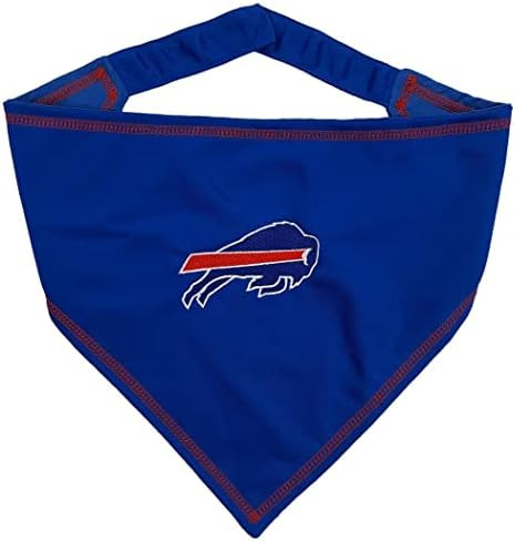 Pets First NFL Buffalo Bills TIE Bandana, Small/Medium. Dog Bandana Scarf Bib for Pet Cat Dog. Th... | Amazon (US)