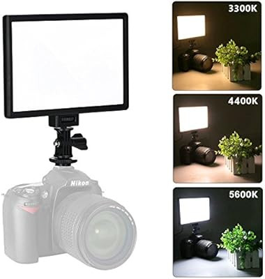 VILTROX L116T CRI95+ Super Slim Dimmable LED Light Panel,Bi-Color 3300K-5600K LED Video Light wit... | Amazon (US)