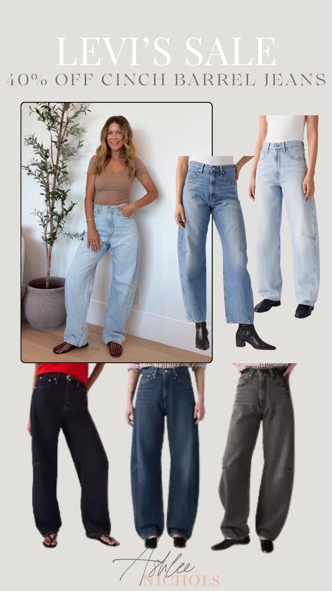 40% off Levi’s cinch barrel jeans!

Denim jeans, black jeans

#LTKFindsUnder100 #LTKSeasonal #LTKSaleAlert