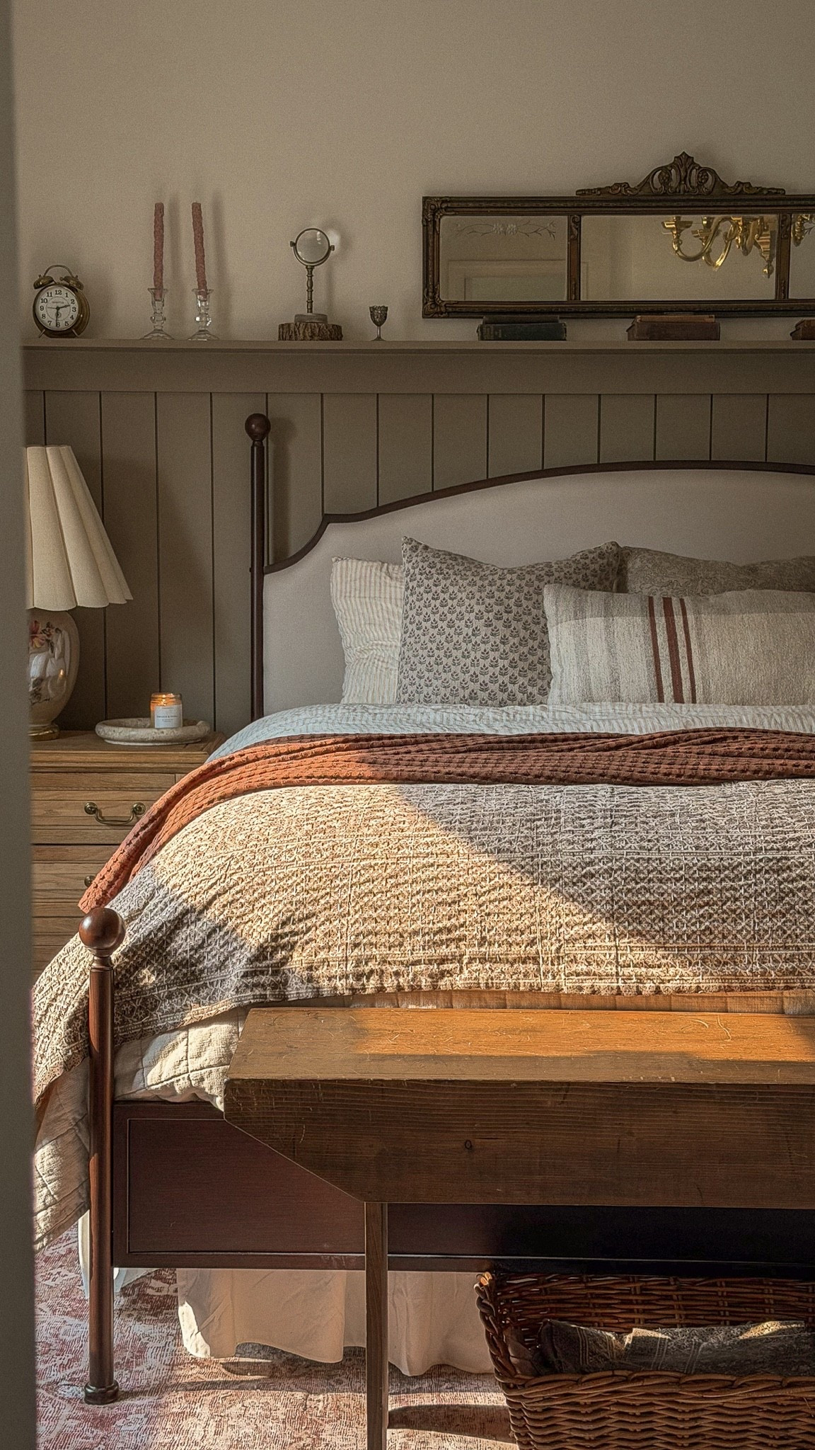 The key to a cozy bedroom is lots of layers and mixed patterns.

#LTKHome