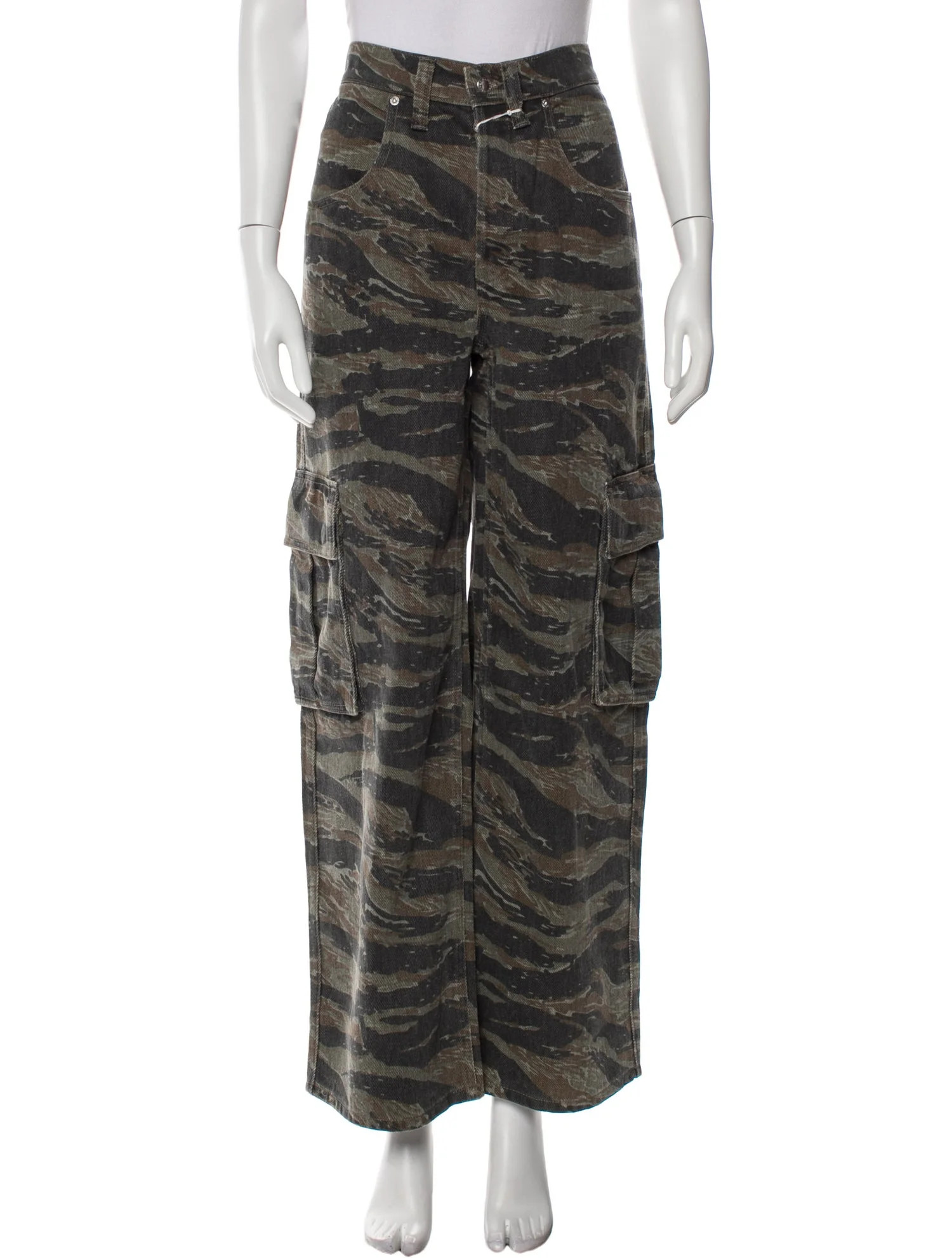 High-Rise Wide Leg Jeans w/ Tags | The RealReal