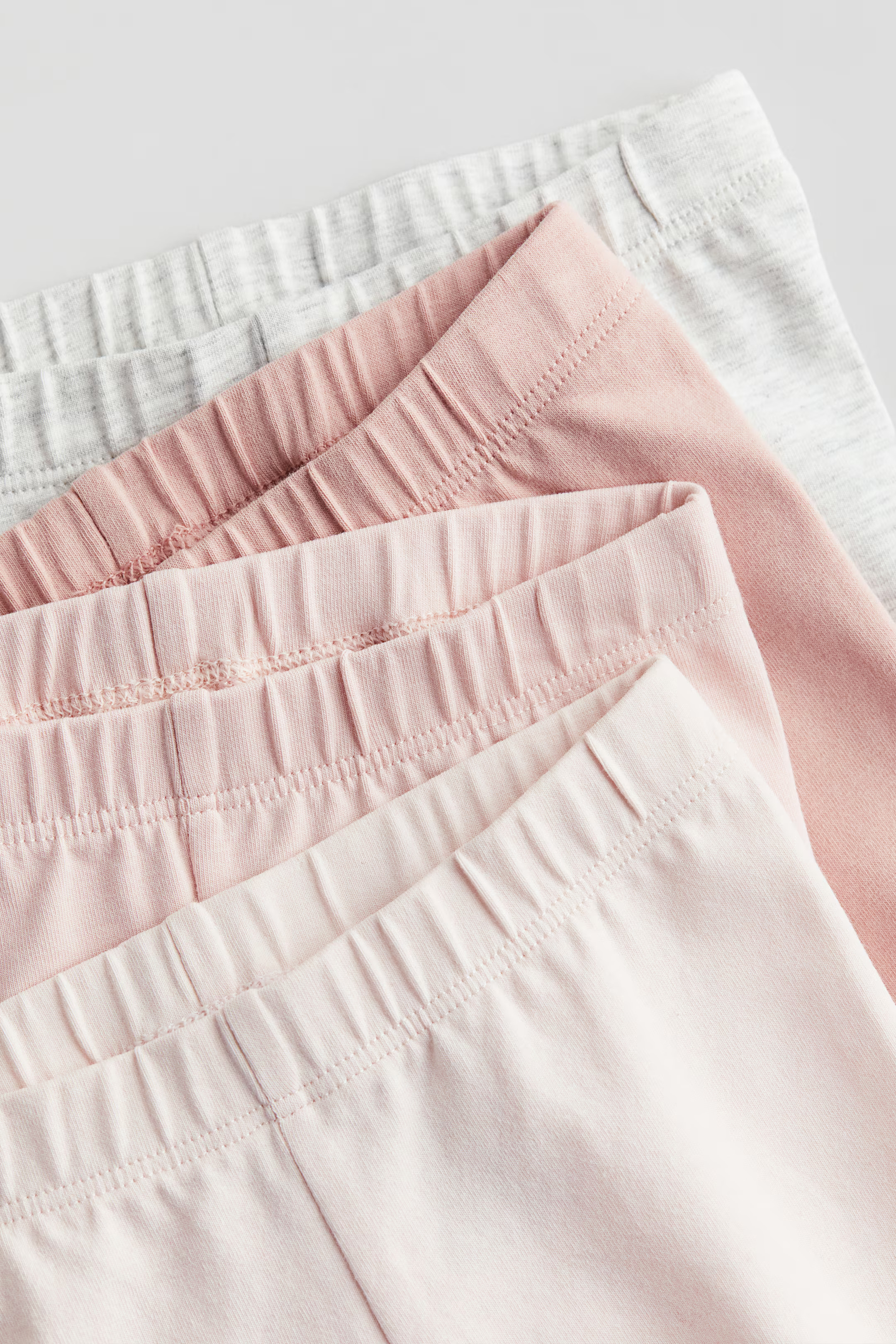 4-pack Cotton Jersey Leggings - Pink/light pink - Kids | H&M US | H&M (US + CA)