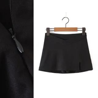 Slit Mini A-Line Skirt | YesStyle Global