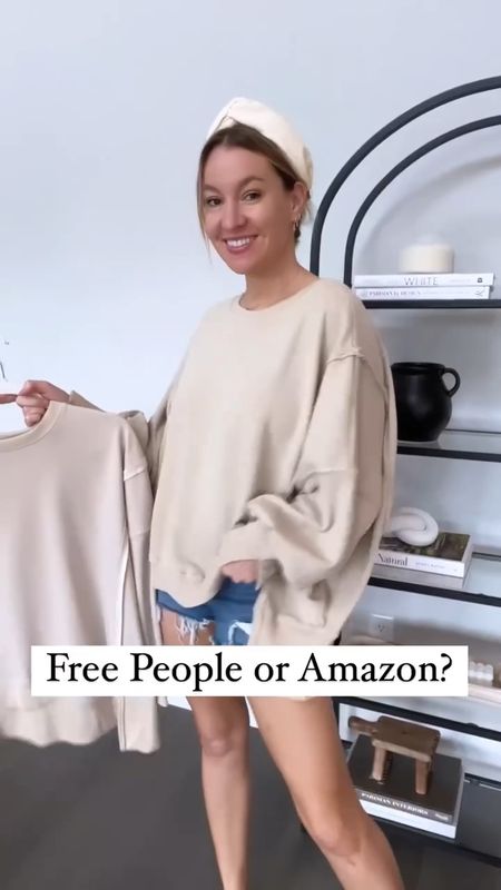 Free People sweater look for less on Amazon! #founditonamazon #ltkvideo 

Lee Anne Benjamin 🤍

#LTKFind #LTKunder50 #LTKstyletip