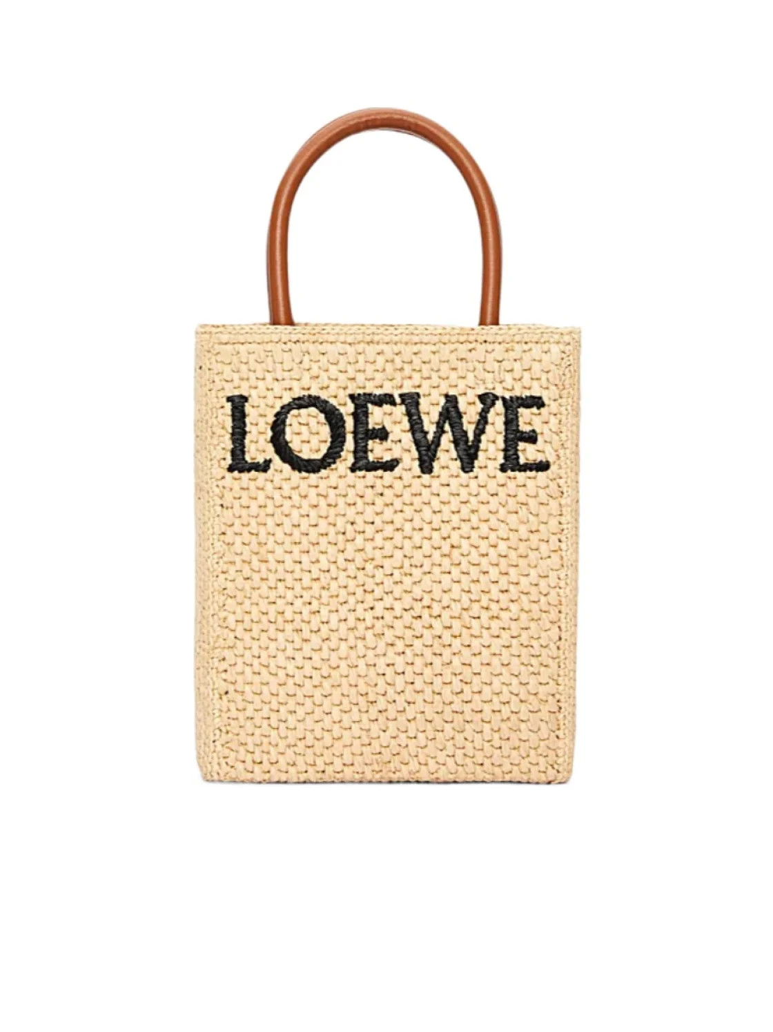 Loewe Logo Detailed Woven Mini Tote Bag | Senser US
