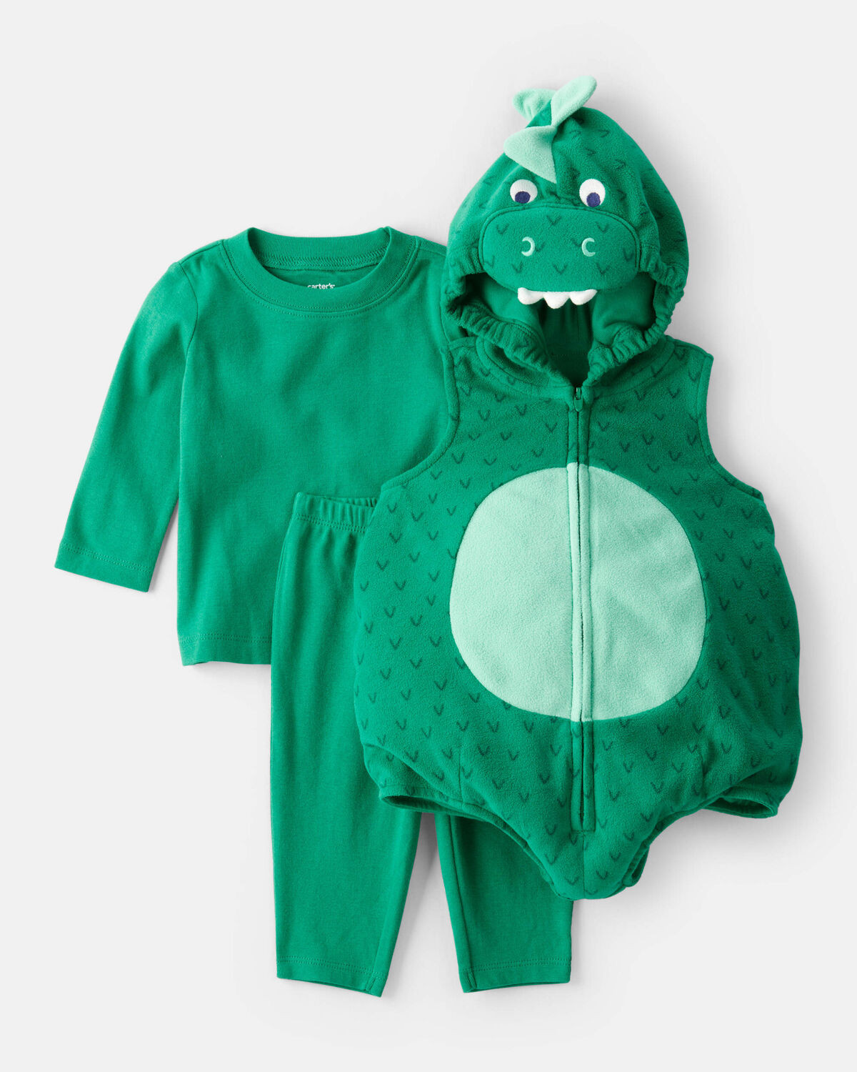 Baby 3-Piece Dinosaur Halloween Costume - Green | Carter's Inc