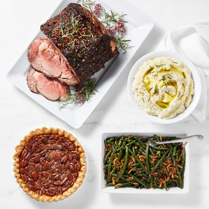 Williams Sonoma Complete Christmas Prime Rib Dinner, Serves 8 | Williams-Sonoma