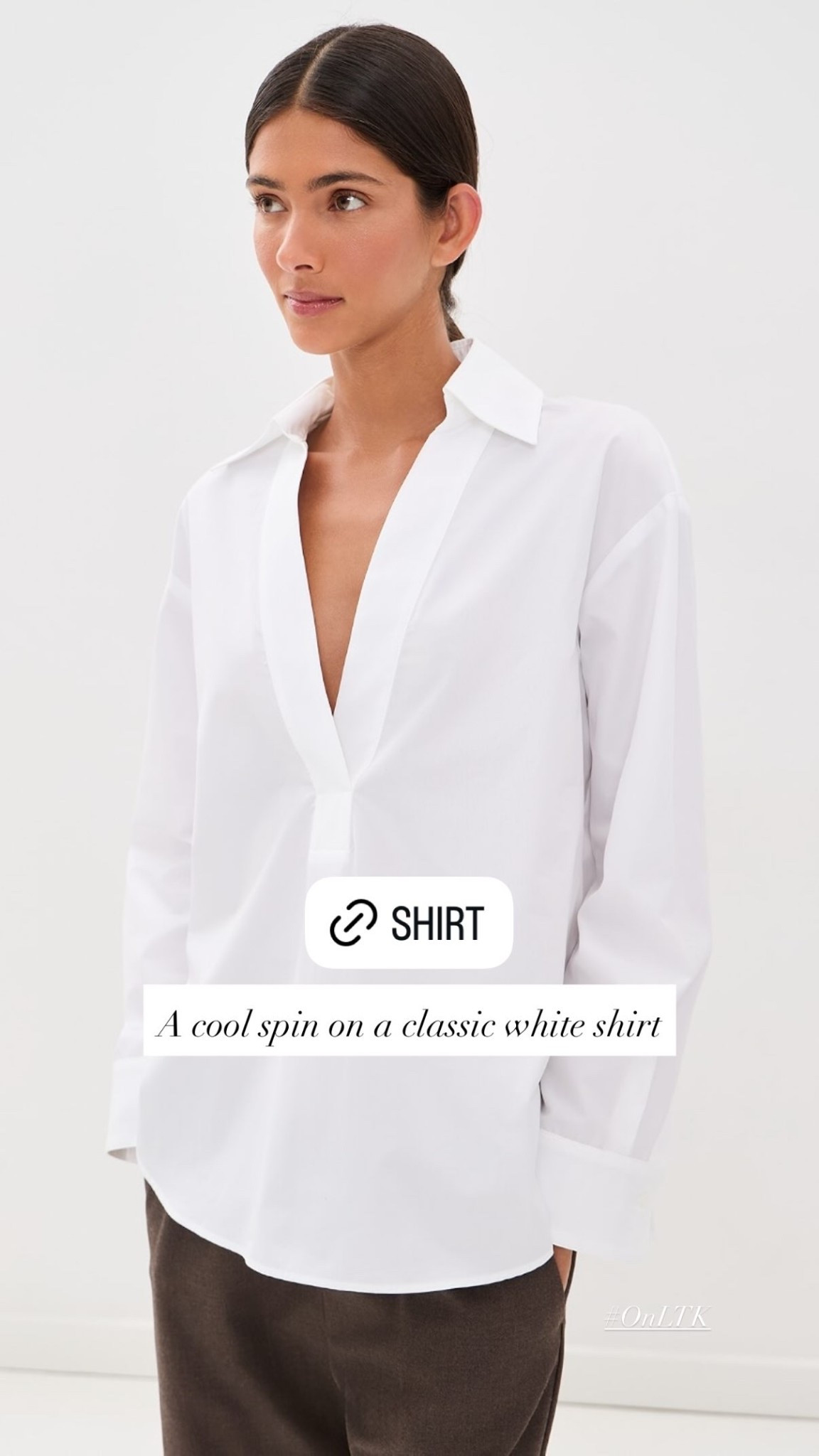 A cool spin on a classic white shirt.

#LTKWorkwear #LTKSeasonal #LTKstorytime