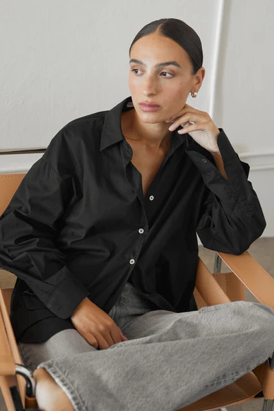 Oversized Cotton Shirt | Almina Concept