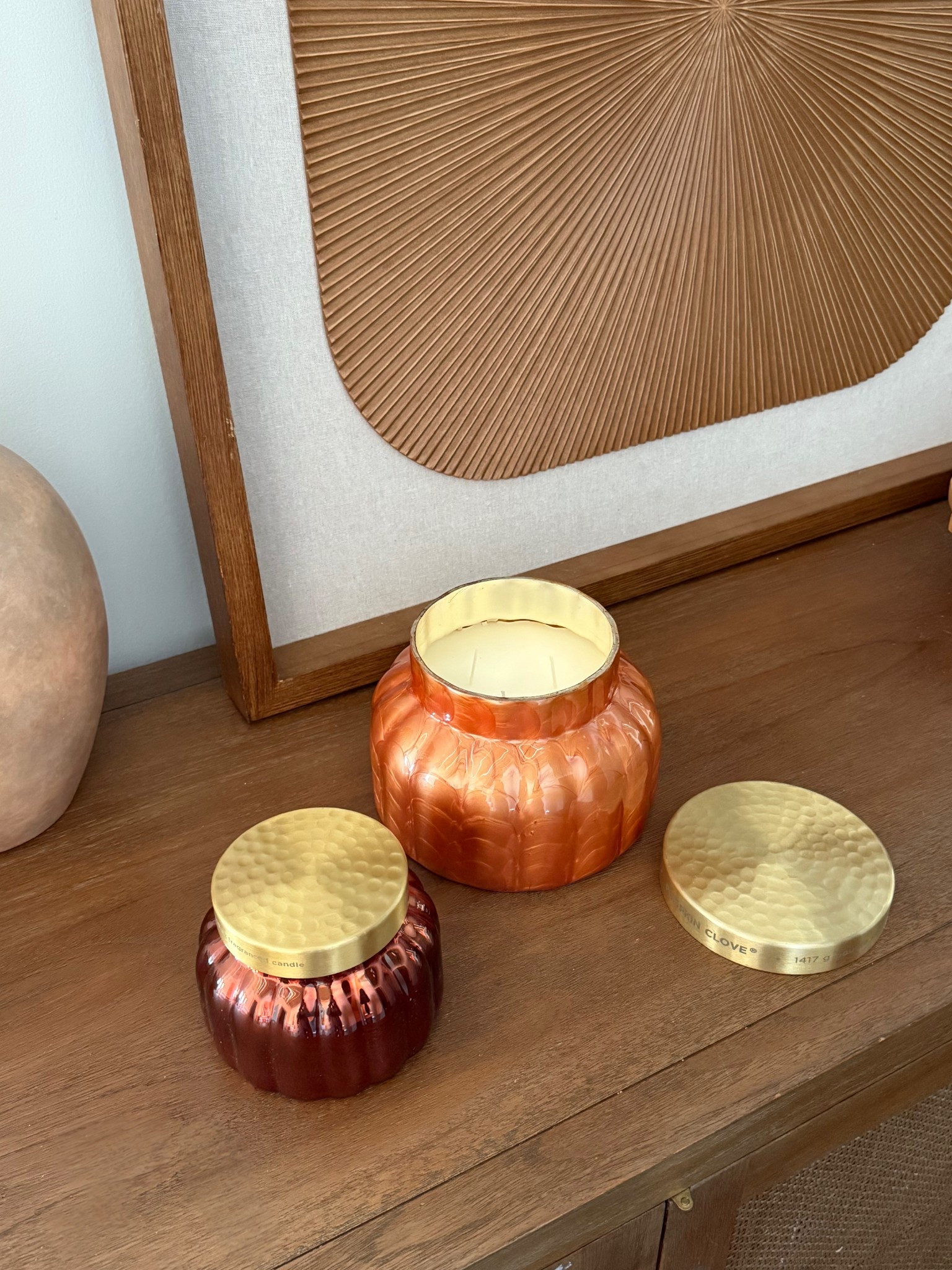 fave fall candles I get every year ✨
Left: smaller for bathroom/entryway (85 hr burn)
Right: size Large for main living area and will last all fall (108 hr burn)

#LTKFallSale #LTKSeasonal