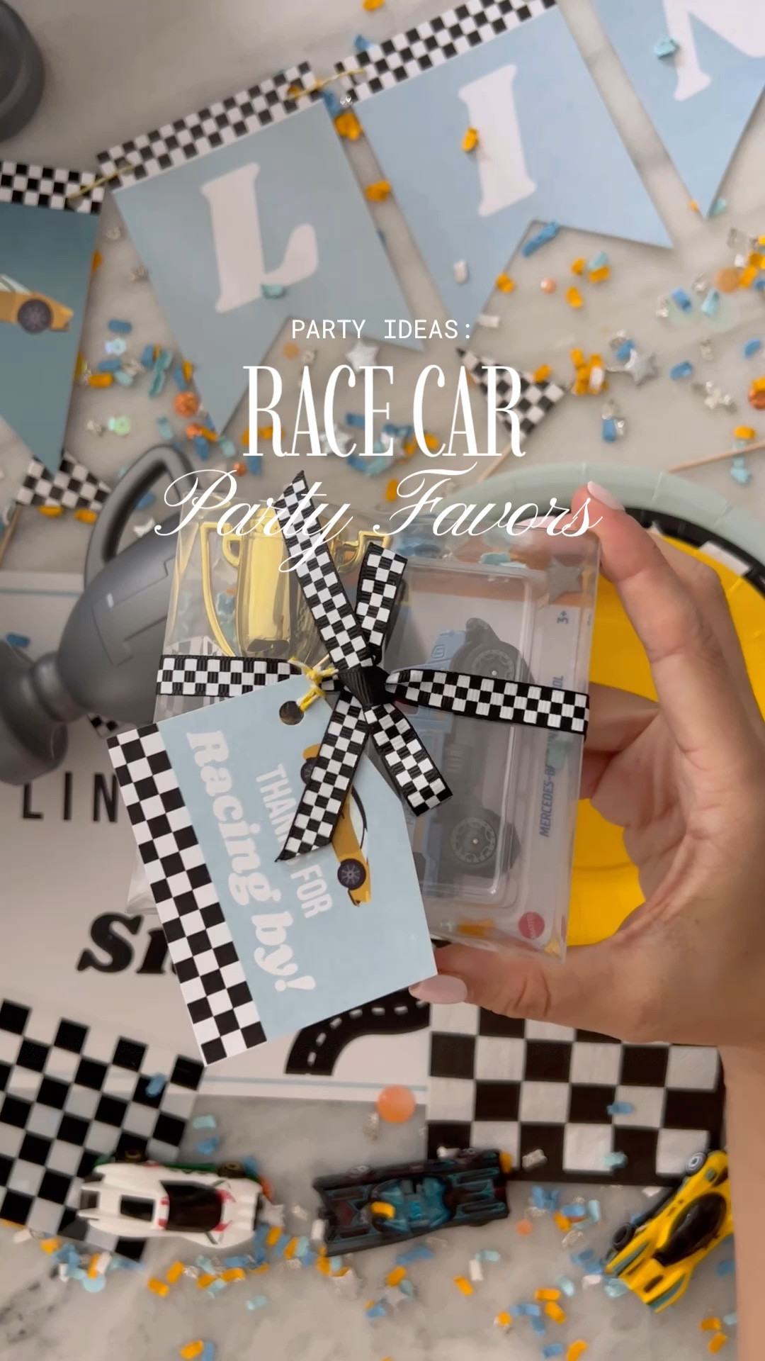 ✨🏁🏎RACE CAR party favors UNDER $5!!!

These adorable party favors are perfect for a race car party & they’re budget friendly!!

#racecarparty #partyfavors 

#LTKkids #LTKparties #LTKSale