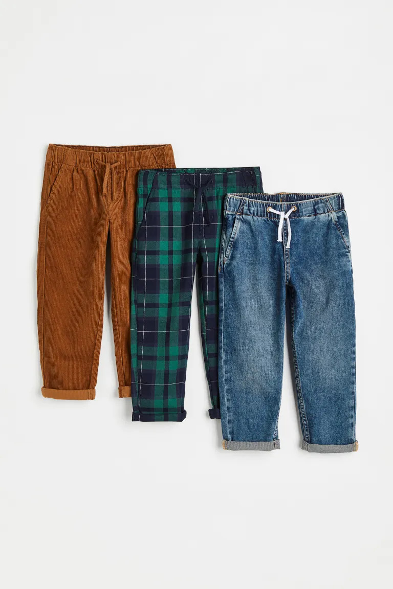 3-pack Joggers | H&M (US + CA)