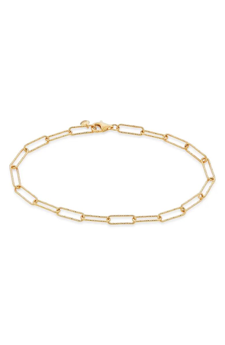 Alta Textured Chain Link Bracelet | Nordstrom