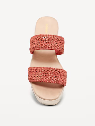 Double-Strap Espadrille Sandals | Old Navy (US)