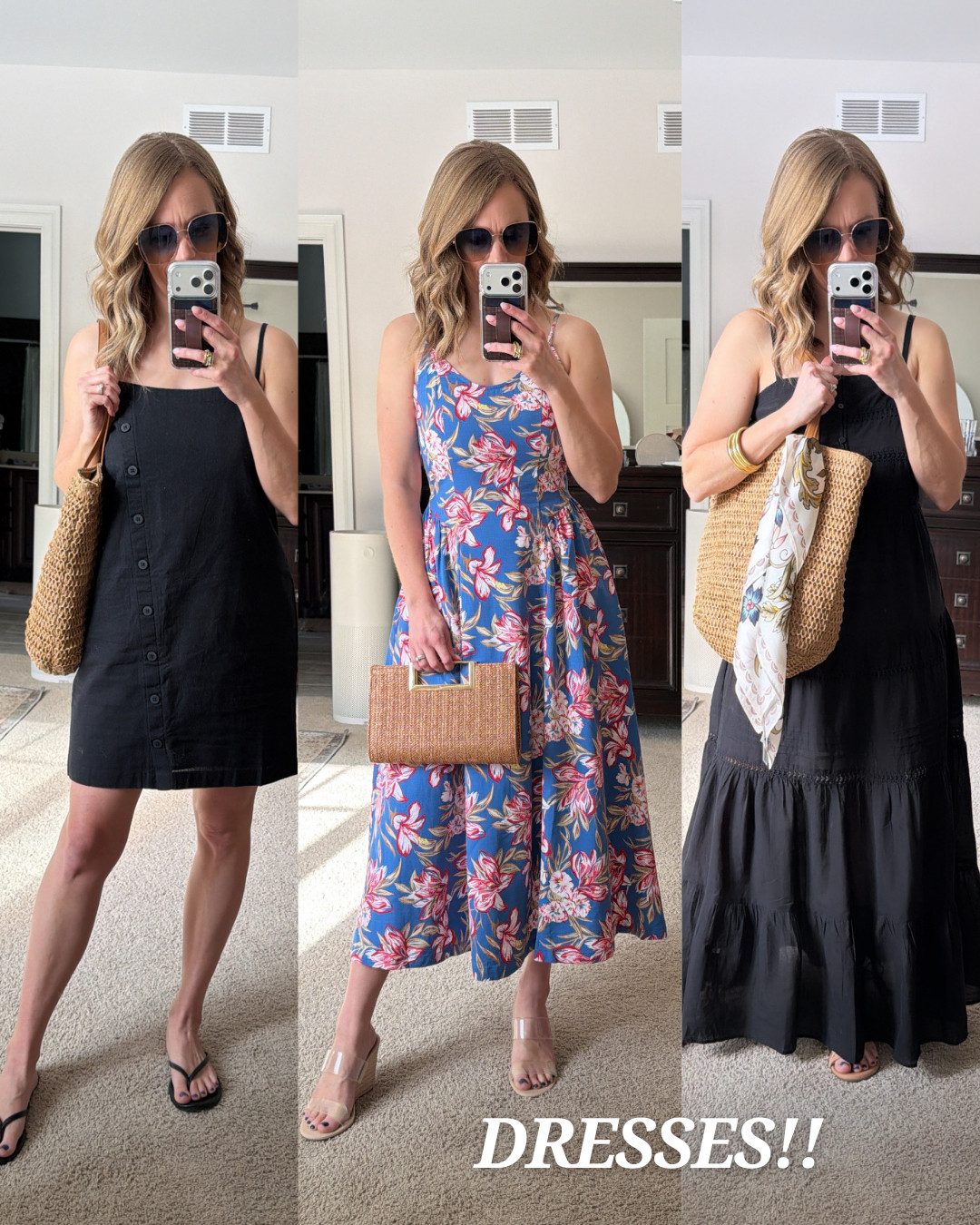 3 fun dress options from Target! These would all be great for vacation or even a swim cover.  

 #LTKSeasonal #LTKOver40 #LTKPetite