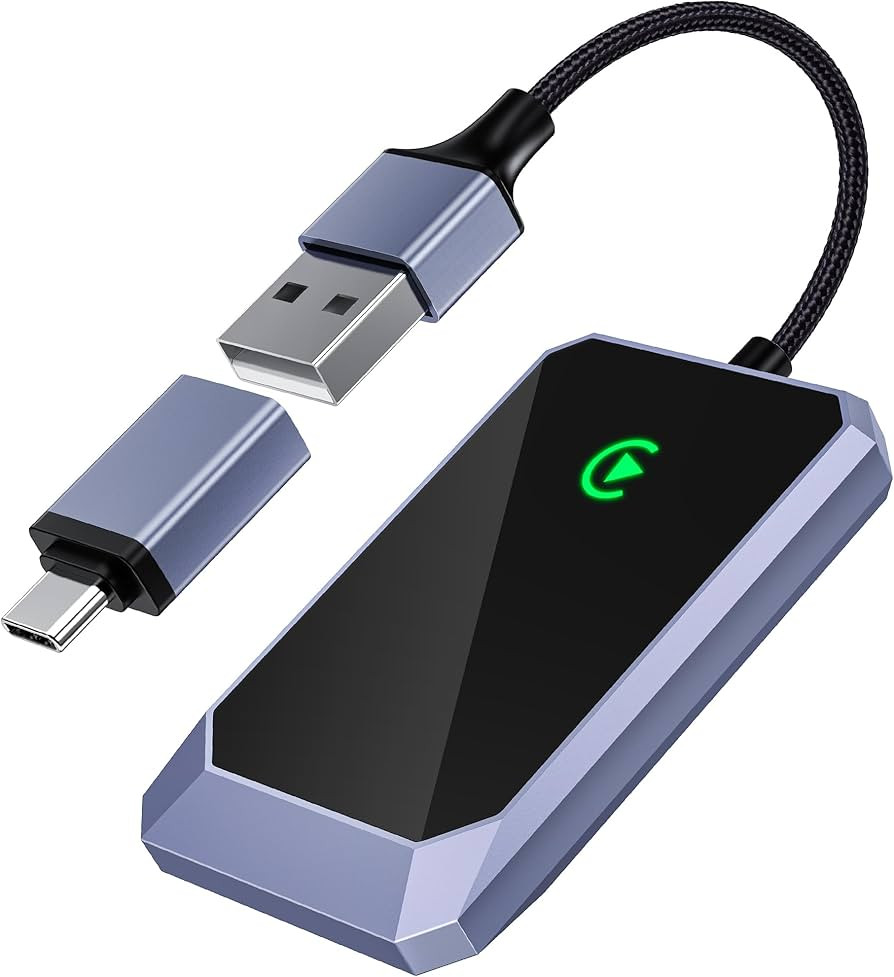 TERUNSOUl Wireless CarPlay Adapter for Apple iPhone, Convert Wired CarPlay to Wireless, Plug-and-... | Amazon (US)