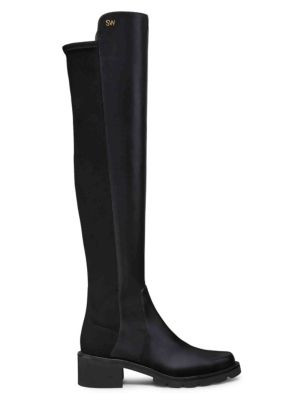 Stuart Weitzman Alina City Leather Over-The-Knee Boots on SALE | Saks OFF 5TH | Saks Fifth Avenue OFF 5TH