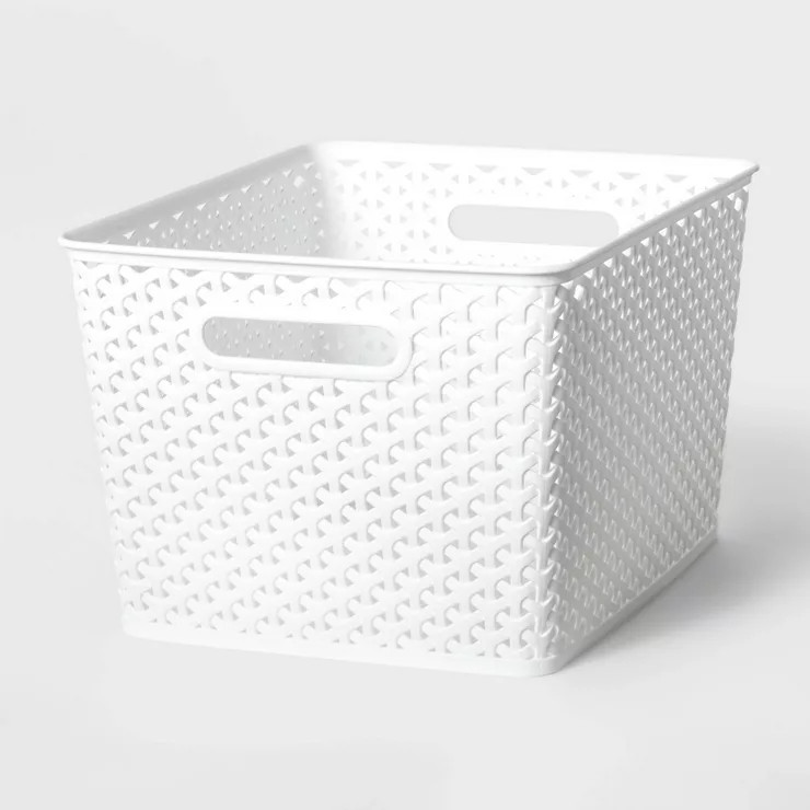Large Y-Weave Decorative Storage Basket - Brightroom™ | Target