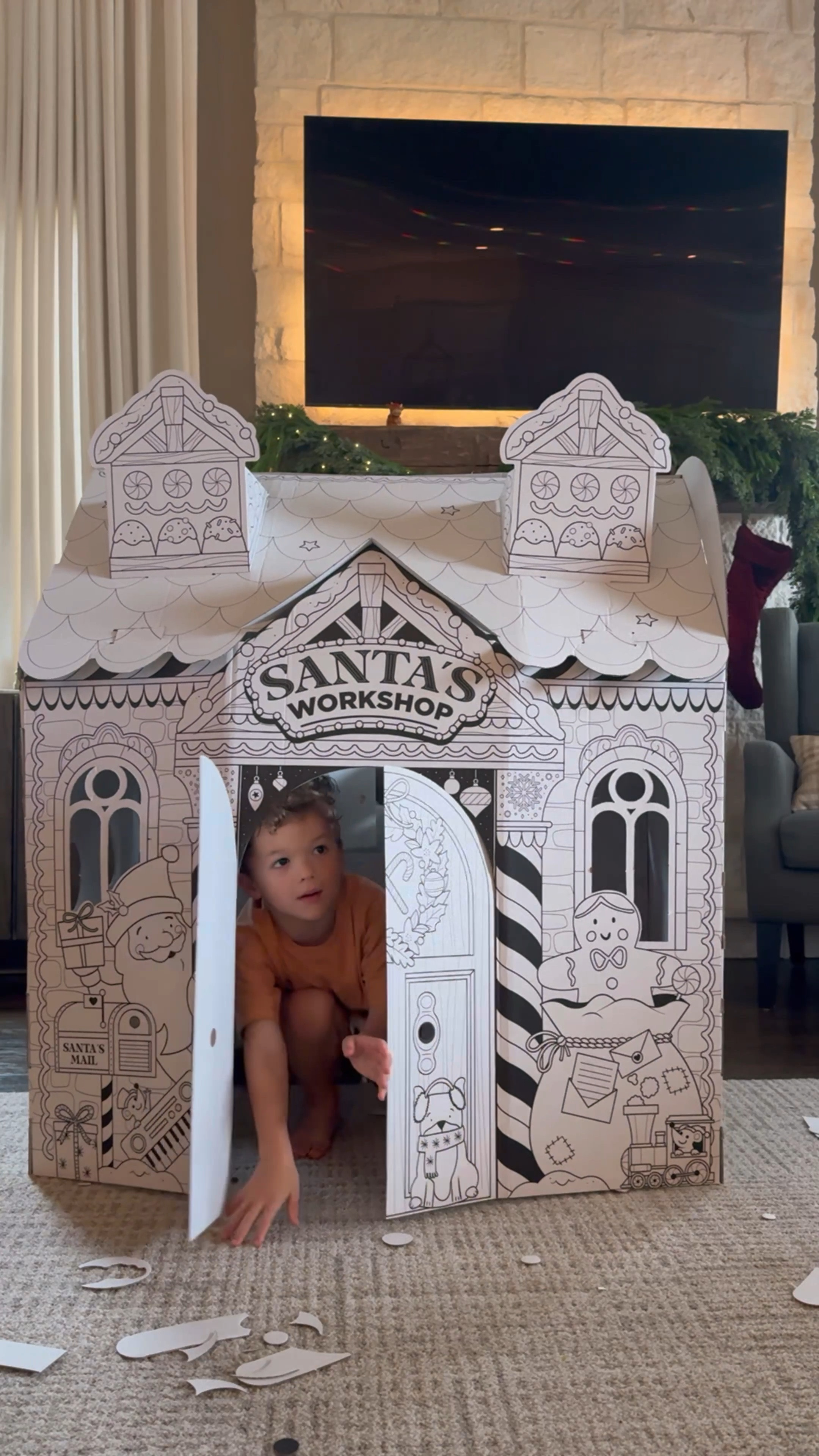 Best little play fort that kids can color on! These were a huge hit for Halloween and I’ve been waiting for them to come out for Christmas!! 

#LTKSeasonal #LTKKids #LTKHoliday