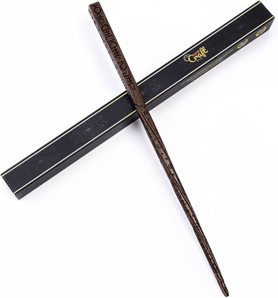 Handicraftviet - Hand Carved Wooden Magic Wand, Magic Wands for Wizards/Collectible Cosplay Magic... | Amazon (US)