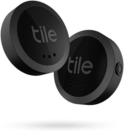 Tile Sticker (2022) 2-Pack. Small Bluetooth Tracker, Remote Finder and Item Locator, Pets and More;  | Amazon (US)